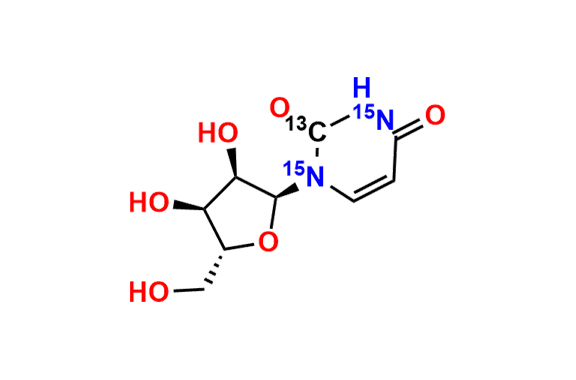 Uridine 13C,15N2