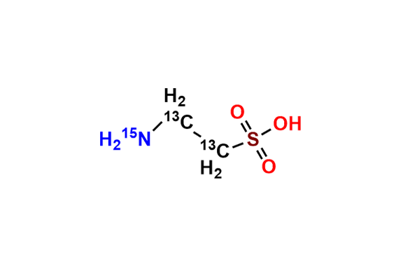 Taurine-13C2,15N