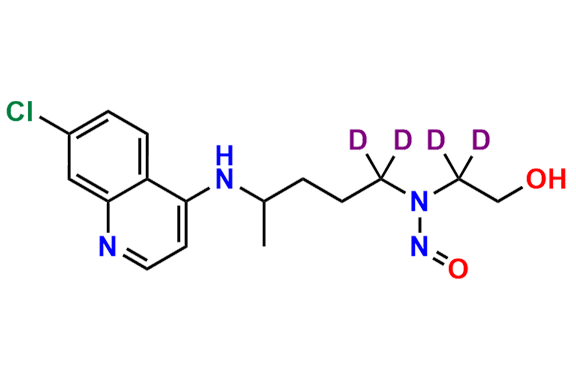 N-Nitroso Hydroxychloroquine EP Impurity C-D4