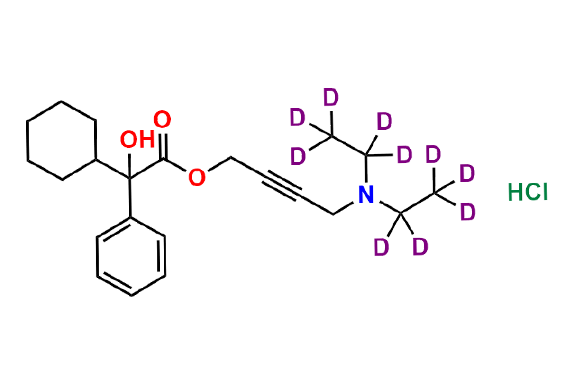 Oxybutynin-d10 (Hydrochloride salt)