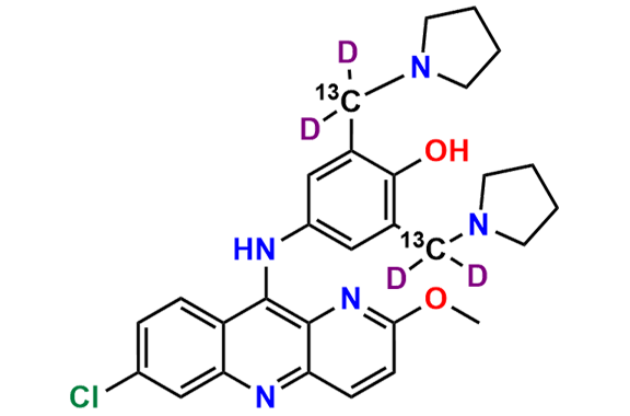 Pyronaridine-13C2,d4