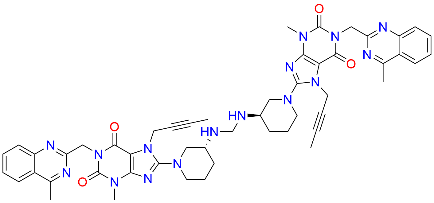 Linagliptin N,N’-Methylene Dimer