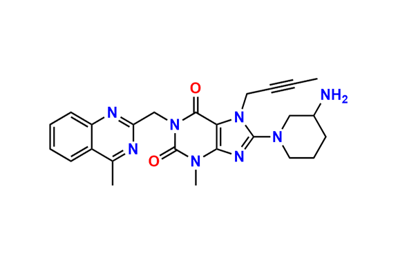 8-(3-Aminopiperidin-1-yl)-7-(but-2-yn-1-yl)-3-methyl-1-((4-Methylquinazolin-2-yl)Methyl)-3,7-dihydro-1H-purine-2,6-dione