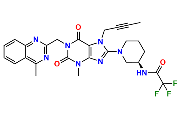 Trifluoro acetyl amino Linagliptin