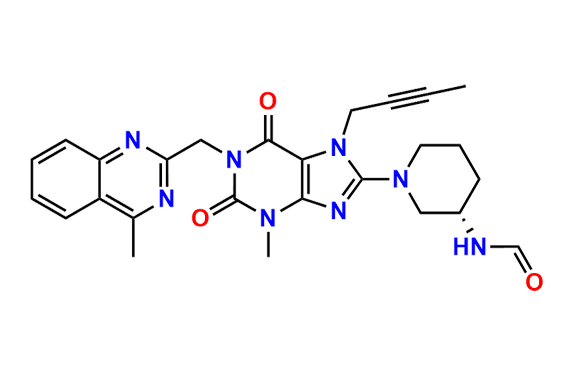 N-formyl Linagliptin (S-Isomer)