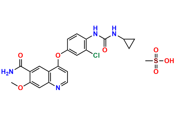 Lenvatinib Mesylate | CAS No- 857890-39-2 | NA