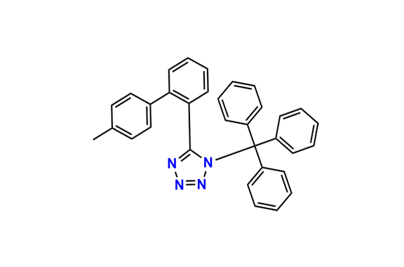 5-(4\'-methylbiphenyl-2-yl)-1-trityl-1H-tetrazole