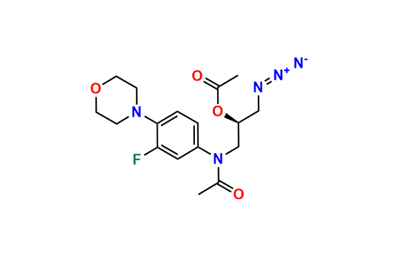 Linezolid N,O-Diacetyl Azido Impurity