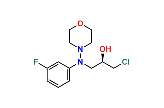 N-[3-Chloro-2-(R)-hydroxy propyl]-3-fluoro-4-morpholinyl-aniline