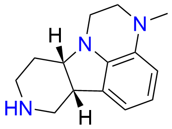 (6bR,10aS)-3-methyl-2,3,6b,7,8,9,10,10a-octahydro-1H-pyrido[3\',4\':4,5]pyrrolo[1,2,3-de]quinoxaline