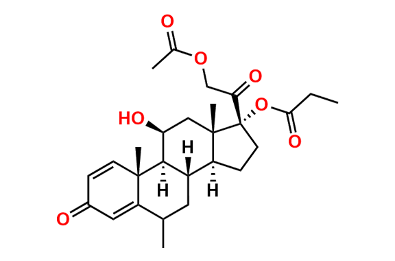 Delta 6.8-methyl prednisolone aceponate