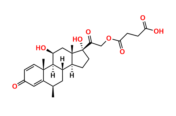 6β-Methylprednisolone Hemisuccinate