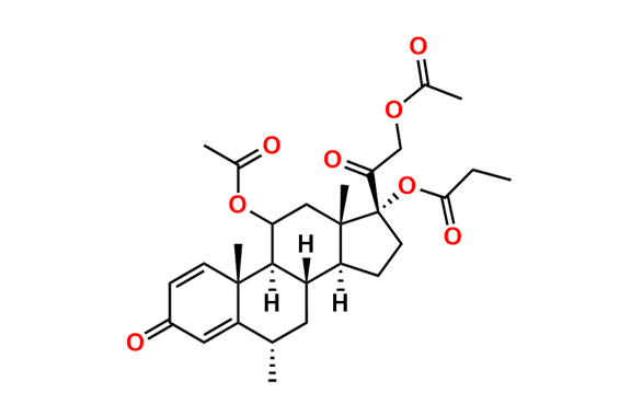 Methylprednisolone-17-propionate-11, 21 diacetate
