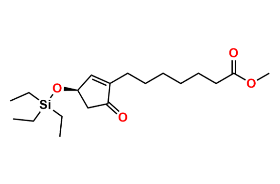 (R)-Methyl 7-(5-oxo-3-((triethylsilyl)oxy)cyclopent-1-en-1-yl)heptanoate
