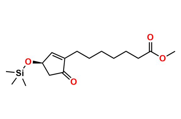 Methyl 7-[5-oxo-3(R)-trimethylsilyloxy -1-cyclopenten-1-yl ]heptanoate