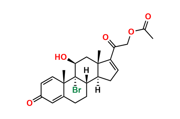 11beta-21-(Acetyloxy)-9-bromo-11-hydroxypregna-1,4,16-triene-3,20-dione
