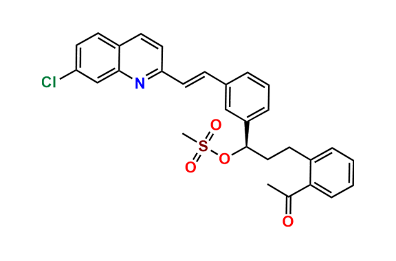 (S,E)-3-(2-Acetylphenyl)-1-(3-(2-(7-chloroquinolin-2-yl)vinyl)phenyl)propyl methanesulfonate