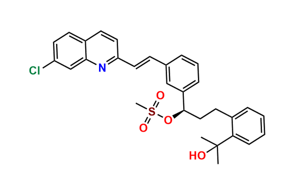 (R,E)-1-(3-(2-(7-Chloroquinolin-2-yl)vinyl)phenyl)-3-(2-(2-hydroxypropan-2-yl)phenyl)propyl methanesulfonate