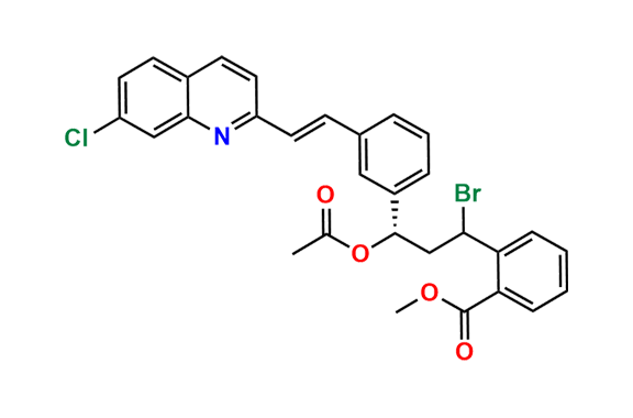 2-[(3S)-3-(Acetyloxy)-1-bromo-3-[3-[(1E)-2-(7-chloro-2-quinolinyl)ethenyl]phenyl]propyl]-benzoic Acid Methyl Ester