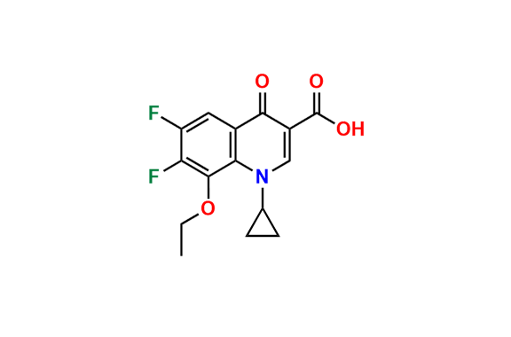 Moxifloxacin Difluoro Ethoxy Acid Impurity