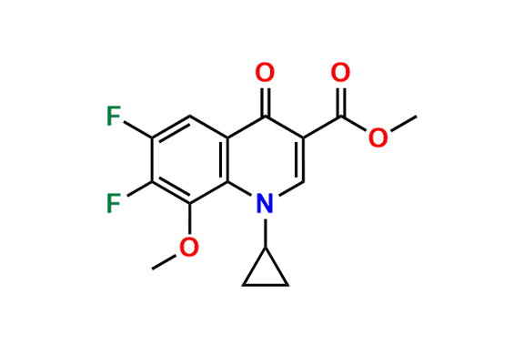 Methyl 1-cyclopropyl-6,7-difluoro-8-methoxy-4-oxo-1,4-dihydroquinoline-3-carboxylate