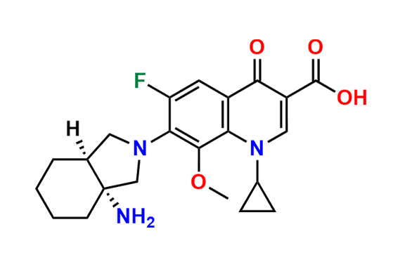 7-((3aR,7aS)-3a-Aminooctahydro-2H-isoindol-2-yl)-1-cyclopropyl-6-fluoro-8-methoxy-4-oxo-1,4-dihydroquinoline-3-carboxylic acid