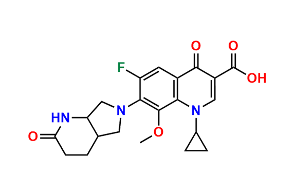 1-Cyclopropyl-6-fluoro-8-methoxy-4-oxo-7-(2-oxooctahydro-6H-pyrrolo[3,4-b]pyridin-6-yl)-1,4-dihydroquinoline-3-carboxylic Acid