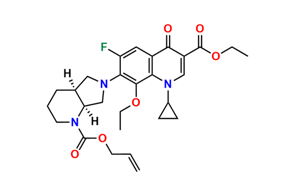 N-Allyloxycarbonyl 8-Ethoxy Moxifloxacin Ethyl Ester