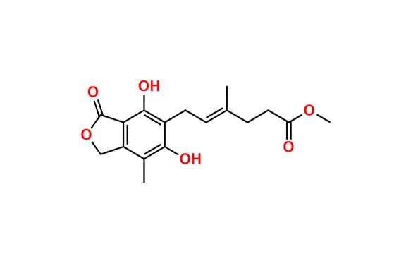 Mycophenolic Acid O-Desmethyl Methyl Ester