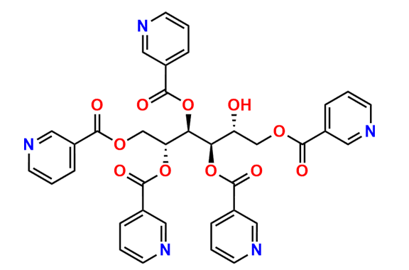 Mannitol-1,2,3,4,6-penta-3-pyridinecarboxylate