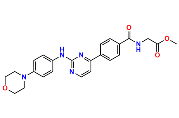 Methyl (4-(2-((4-morpholinophenyl)amino)pyrimidin-4-yl)benzoyl)glycinate