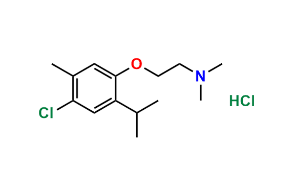 2-(4-Chloro-2-isopropyl-5-methylphenoxy)-N,N-dimethylethan-1-amine Hydrochloride