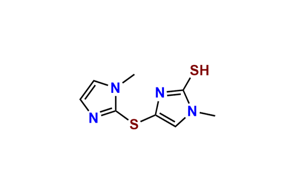 1-methyl-4-((1-methyl-1H-imidazole-2-yl)thio)-1H-imidazole-2-thiol