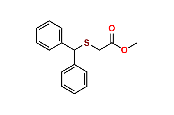 2-[(Diphenylmethyl)thio]acetic Acid