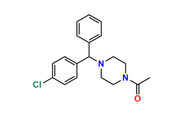 Acetyl 4-Chloro Benzhydryl Piperazine