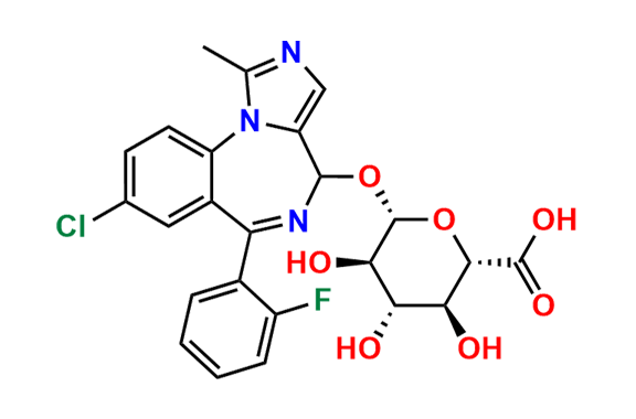 4-hydroxymidazolam glucuronide