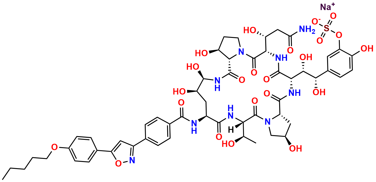 Desmethyl Micafungin