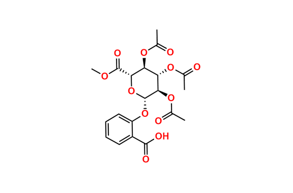 Methyl 1-(2-Carboxyphenyl)-2,3,4-tri-O-acetyl-beta-D-glucopyranuronate