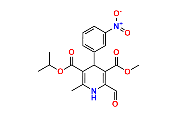 4-(3-Nitrophenyl)-2-formyl-6-methyl-1,4-dihydropyridine-3,5-dicarboxylic Acid 5-Isopropyl ester 3-methyl ester
