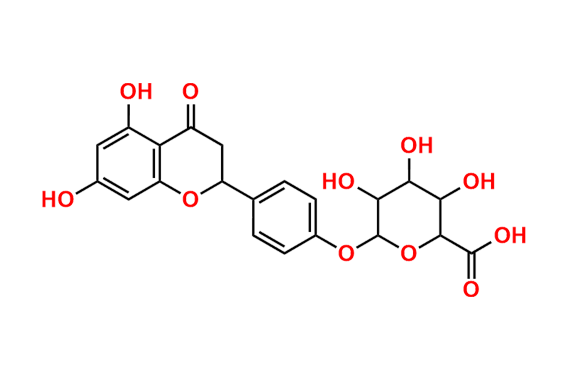 Naringenin 4’-O-beta-D-Glucuronide
(Mixture of Diastereomers)