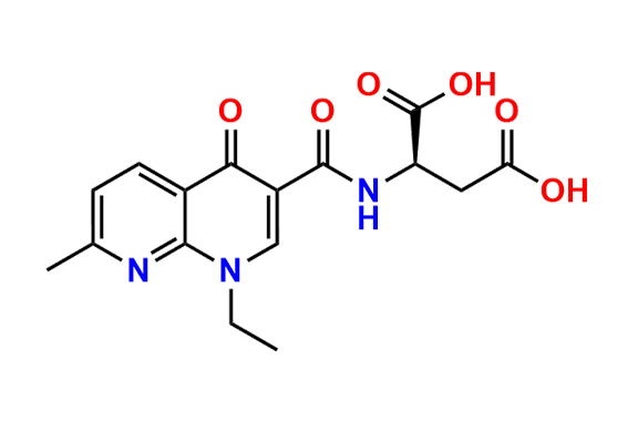 N-[(1-Ethyl-1,4-dihydro-7-methyl-4-oxo-1,8-naphthyridin-3-yl)carbonyl]-D-aspartic acid