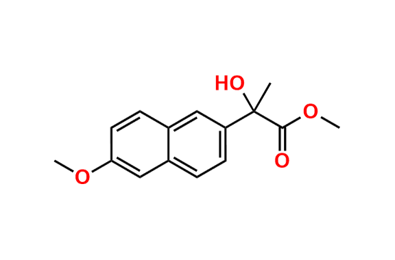 A-Hydroxy-6-methoxy-alpha-methyl-2-naphthaleneacetic acid methyl ester