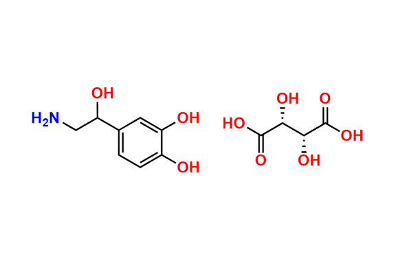 (+/-)-Norepinephrine (+)-bitartrate salt