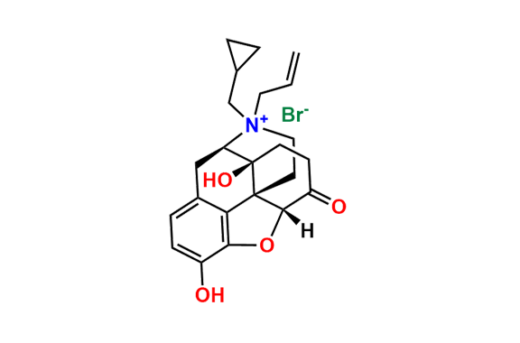 (4R,4aS,7aR,12bS)-3-Allyl-3-(cyclopropylmethyl)-4a,9-dihydroxy-7-oxo-2,3,4,4a,5,6,7,7a-octahydro-1H-4,12-methanobenzofuro[3,2-e]isoquinolin-3-ium Bromide