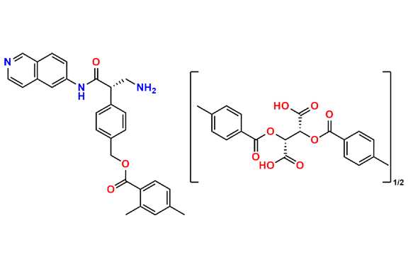 Netarsudil Di-p-toluoyl-L-tartaric acid salt