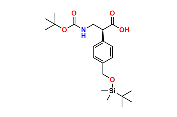 (S)-3-((tert-Butoxycarbonyl)amino)-2-(4-(((tert-butyldimethylsilyl)oxy)methyl)phenyl)propanoic Acid
