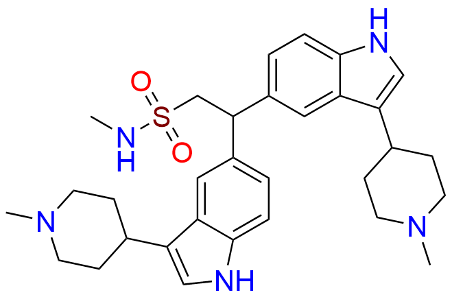 2,2-Bis-[3-(1-methylpiperidin-4-yl)-1H-indol-5-yl]ethanesulfonic acid methylamide