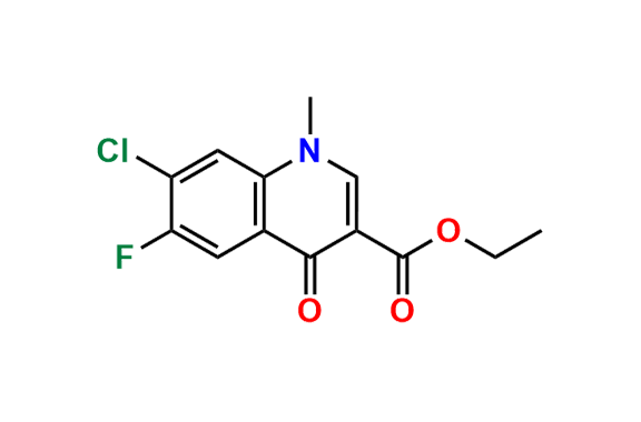 Ethyl 7-chloro-6-fluoro-1-methyl-4-oxo-1,4-dihydroquinoline-3-carboxylate