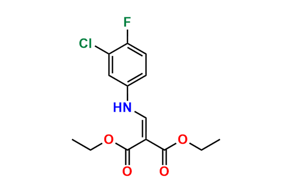 Diethyl 2-(((3-chloro-4-fluorophenyl)amino)methylene)malonate