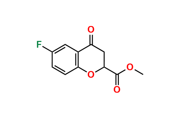 rac-6-Fluoro-3,4-dihydro-4-oxo-2H-1-benzopyran-2-carboxylic Acid Methyl Ester